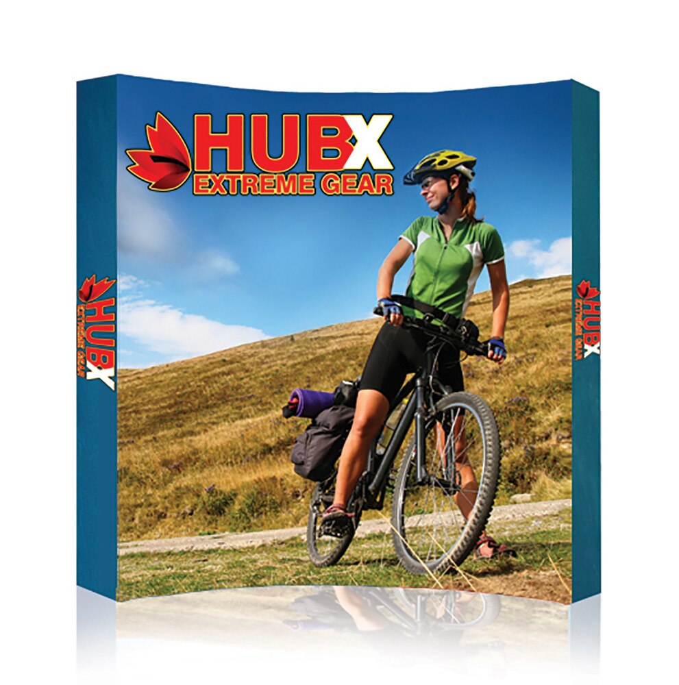 8 x 7.5 ft. RPL Fabric Pop Up Display Curved — Graphic Package / No Endcaps